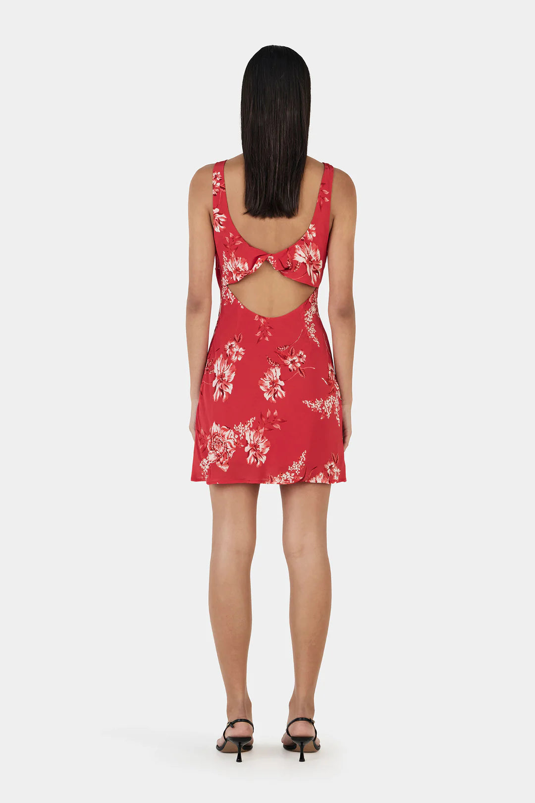 OWNLEY Tori Mini Dress | Fire Bloom