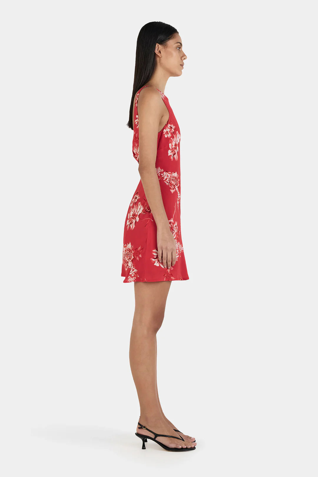 OWNLEY Tori Mini Dress | Fire Bloom