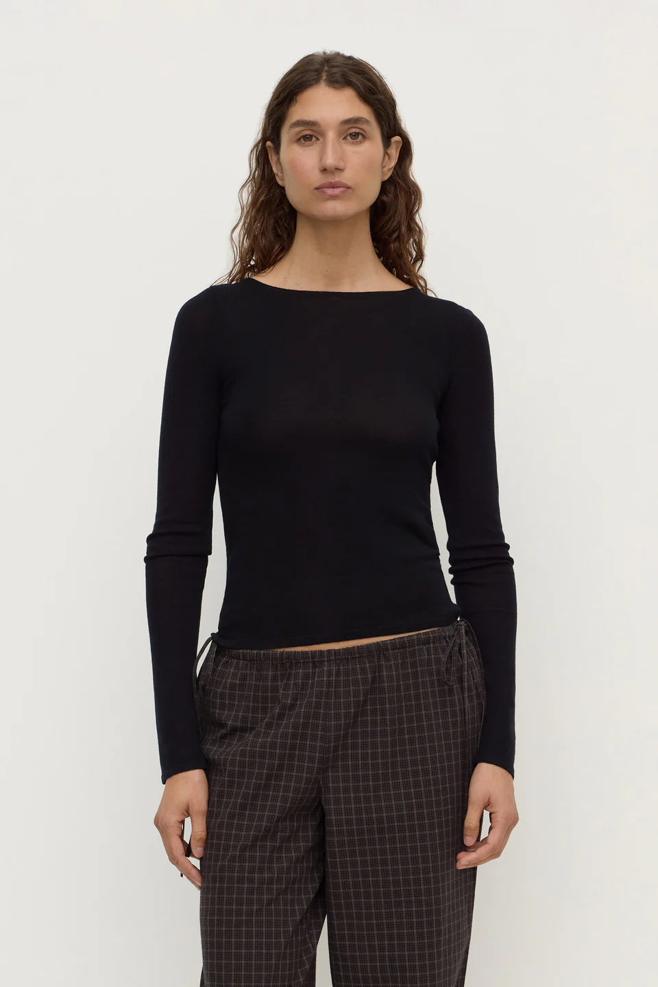 ASSEMBLY LABEL Tatiana Wool Long Sleeve | Black