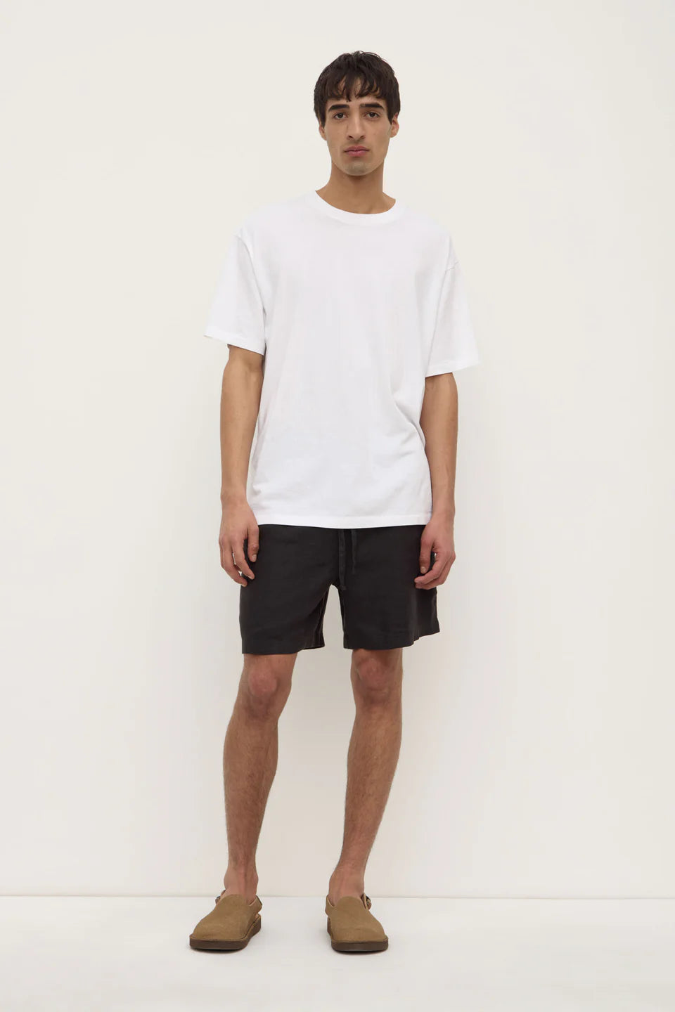 ASSEMBLY LABEL Tide Linen Short | Black