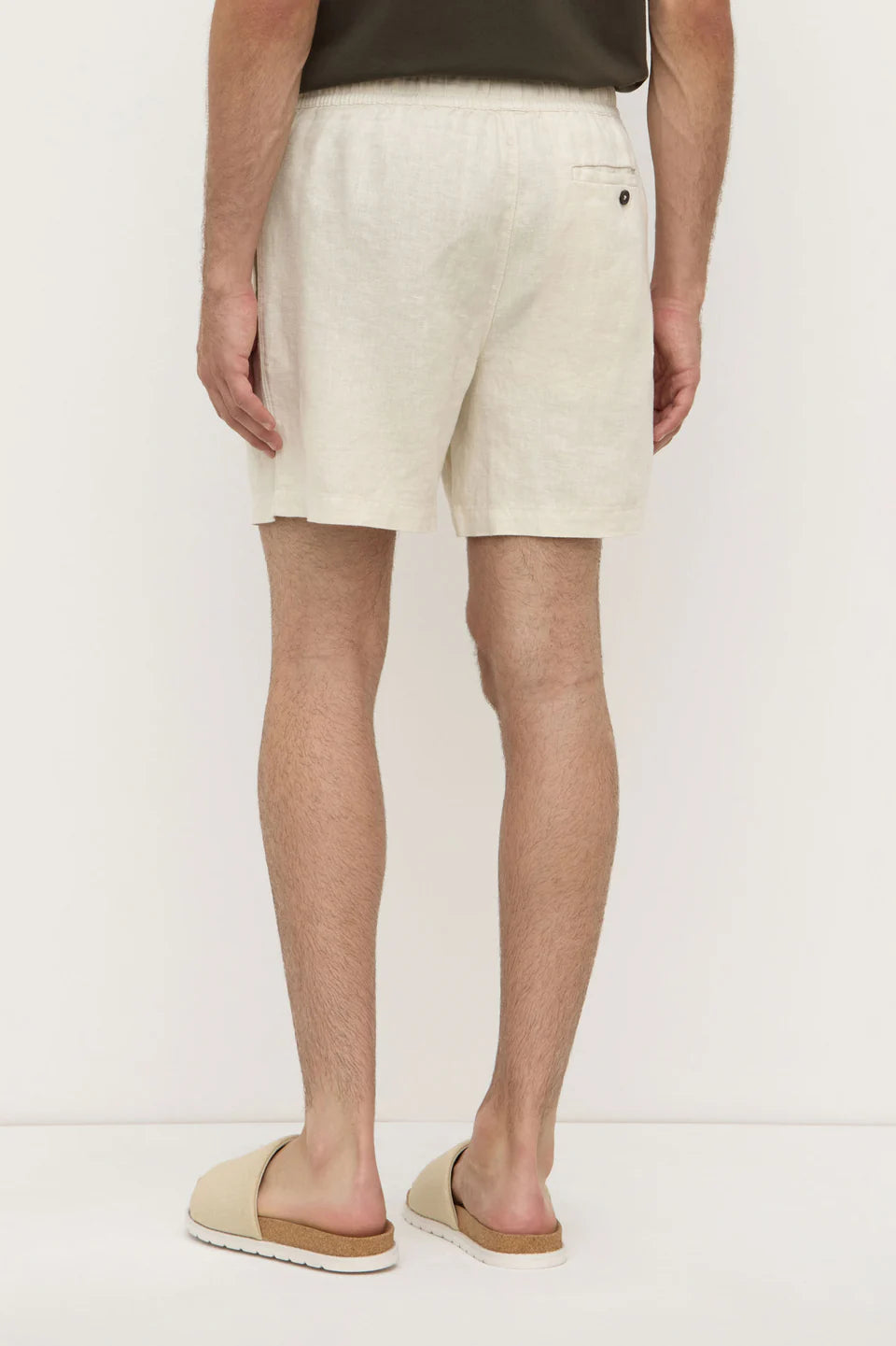 ASSEMBLY LABEL Tide Linen Short | Limestone