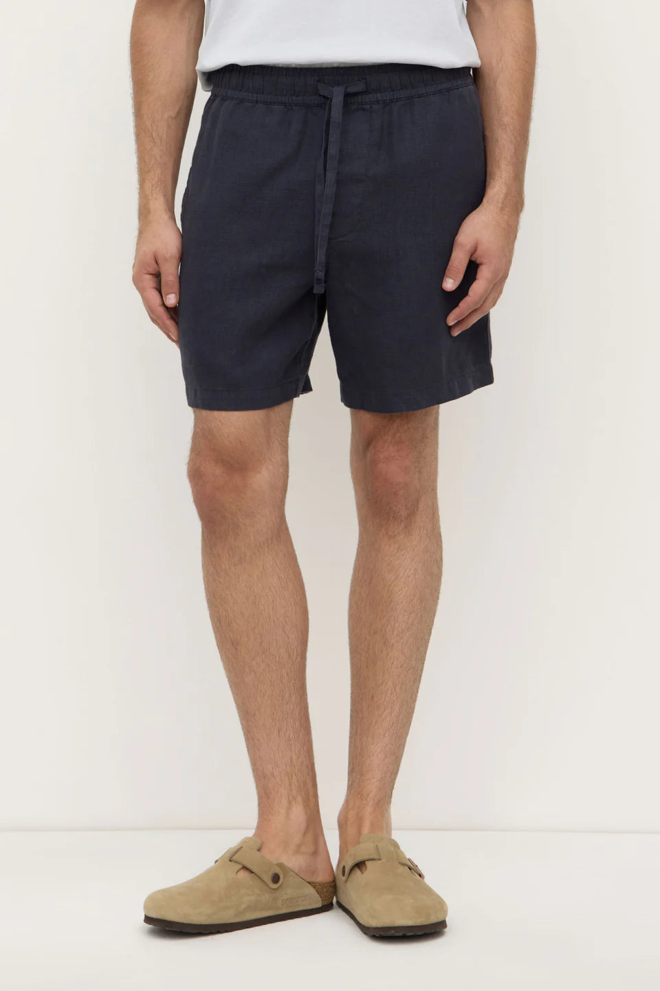 ASSEMBLY LABEL Tide Linen Short | True Navy