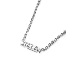 Load image into Gallery viewer, Stolen Serif Necklace - Silver
