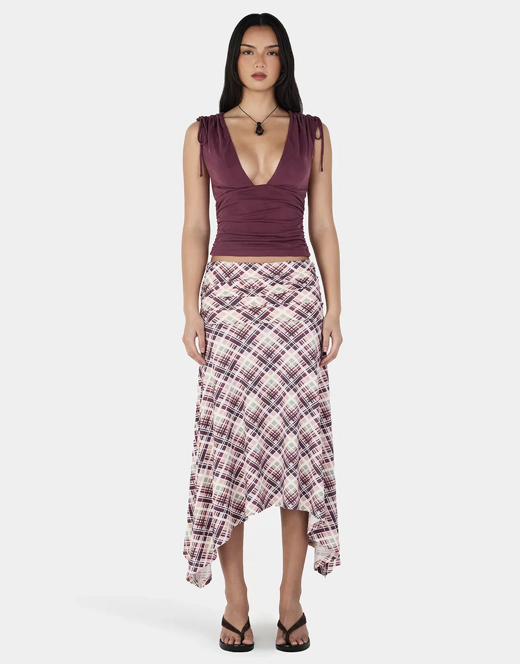 OWNLEY Valencia Top | Plum