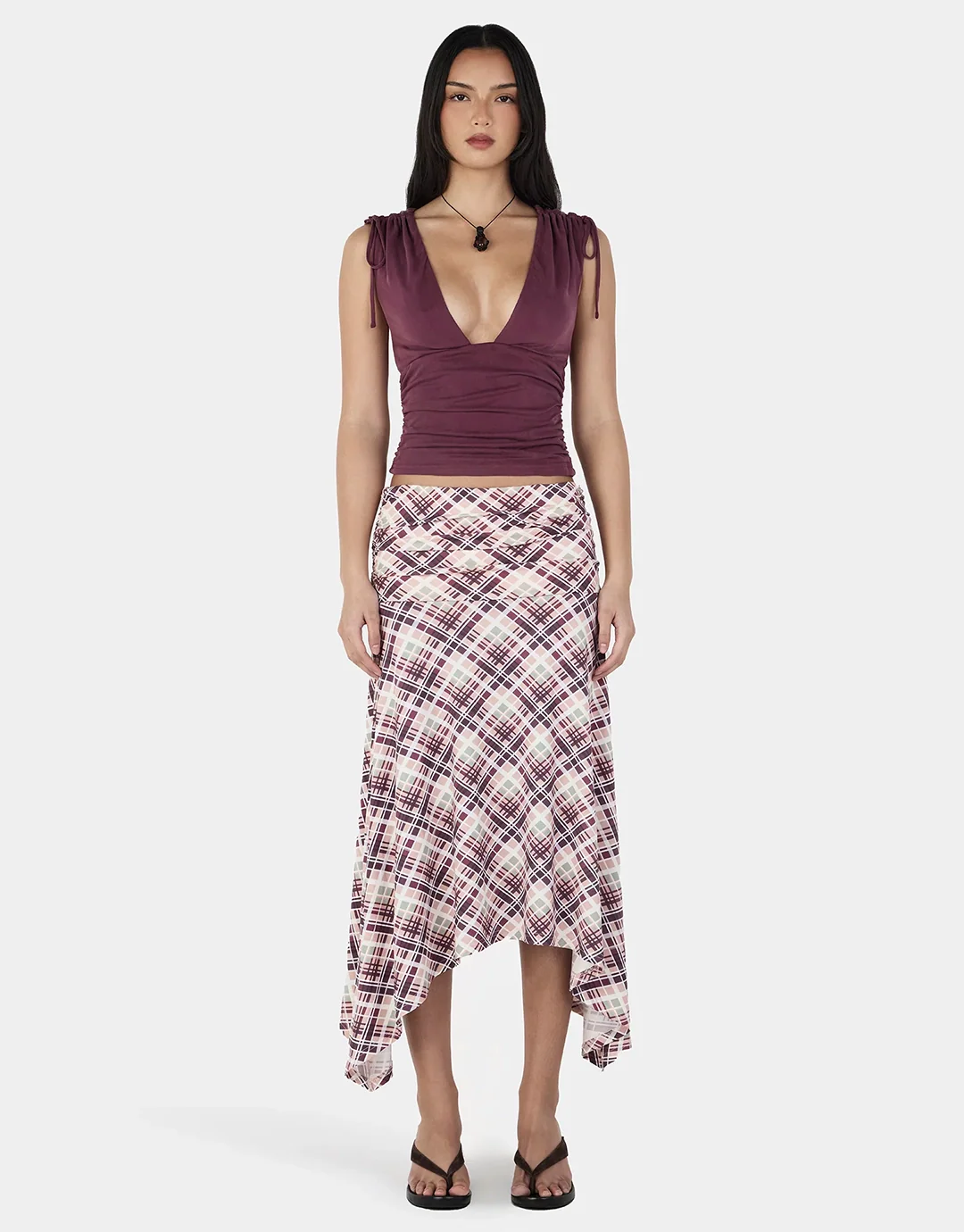 OWNLEY Valencia Top | Plum