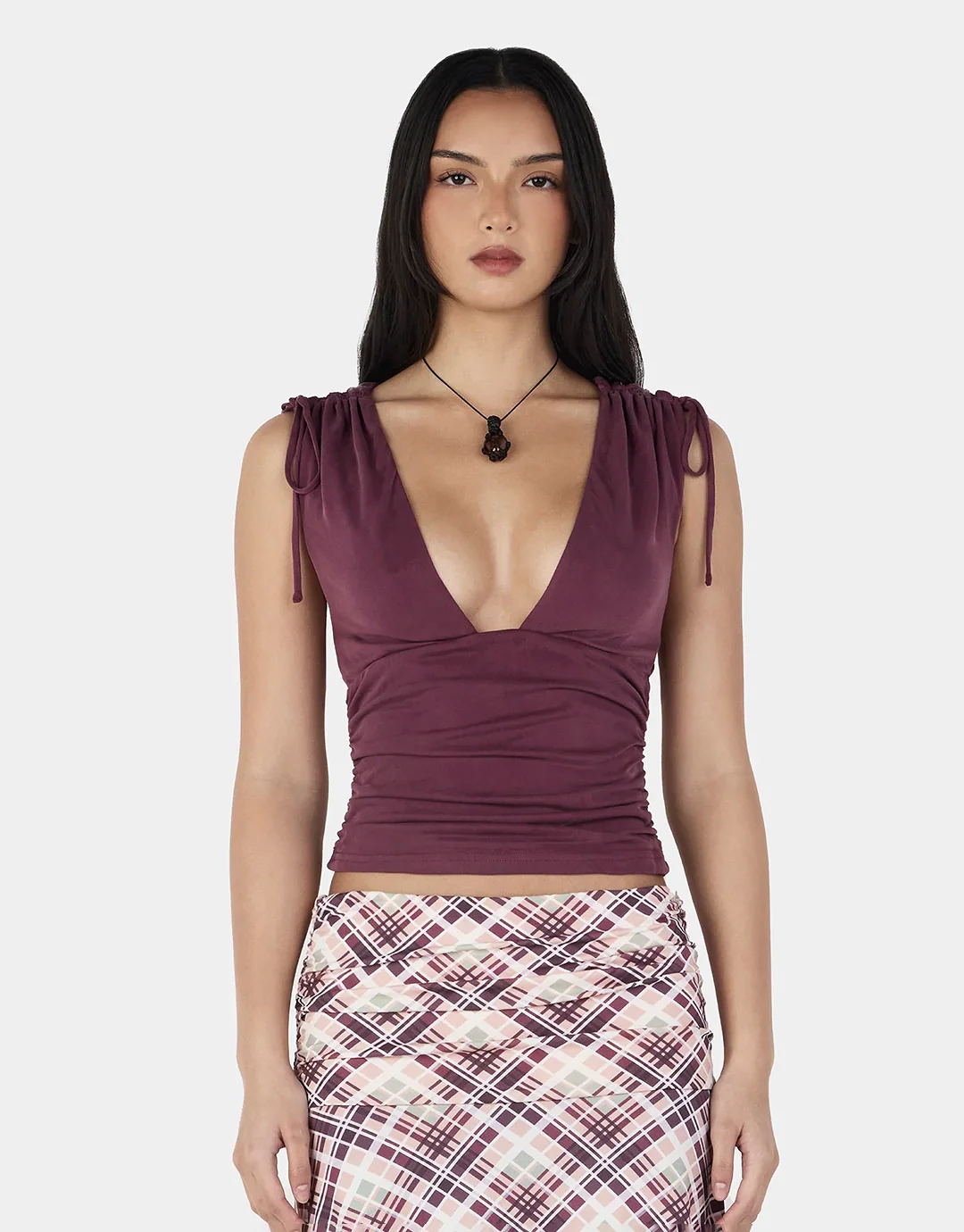 OWNLEY Valencia Top | Plum