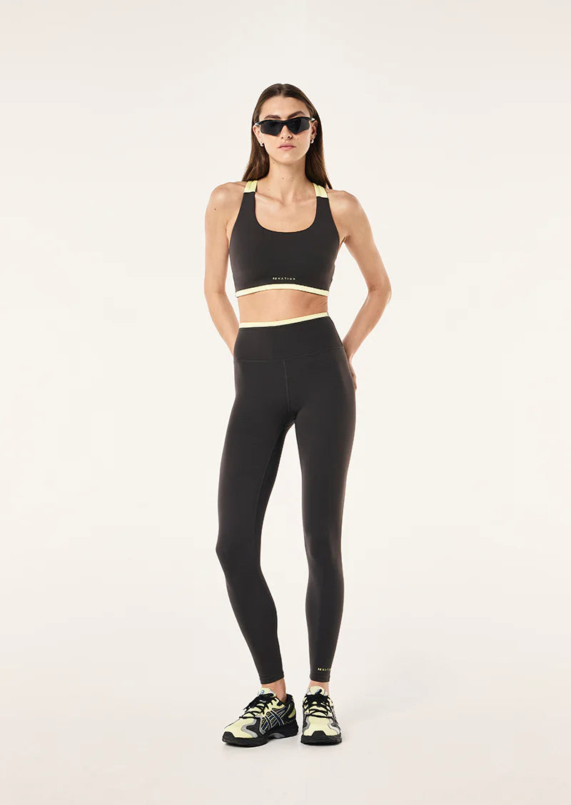 P.E Nation ViIta Full Length Legging | Smokestone and Lemonade