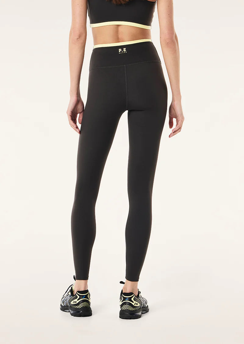 P.E Nation ViIta Full Length Legging | Smokestone and Lemonade