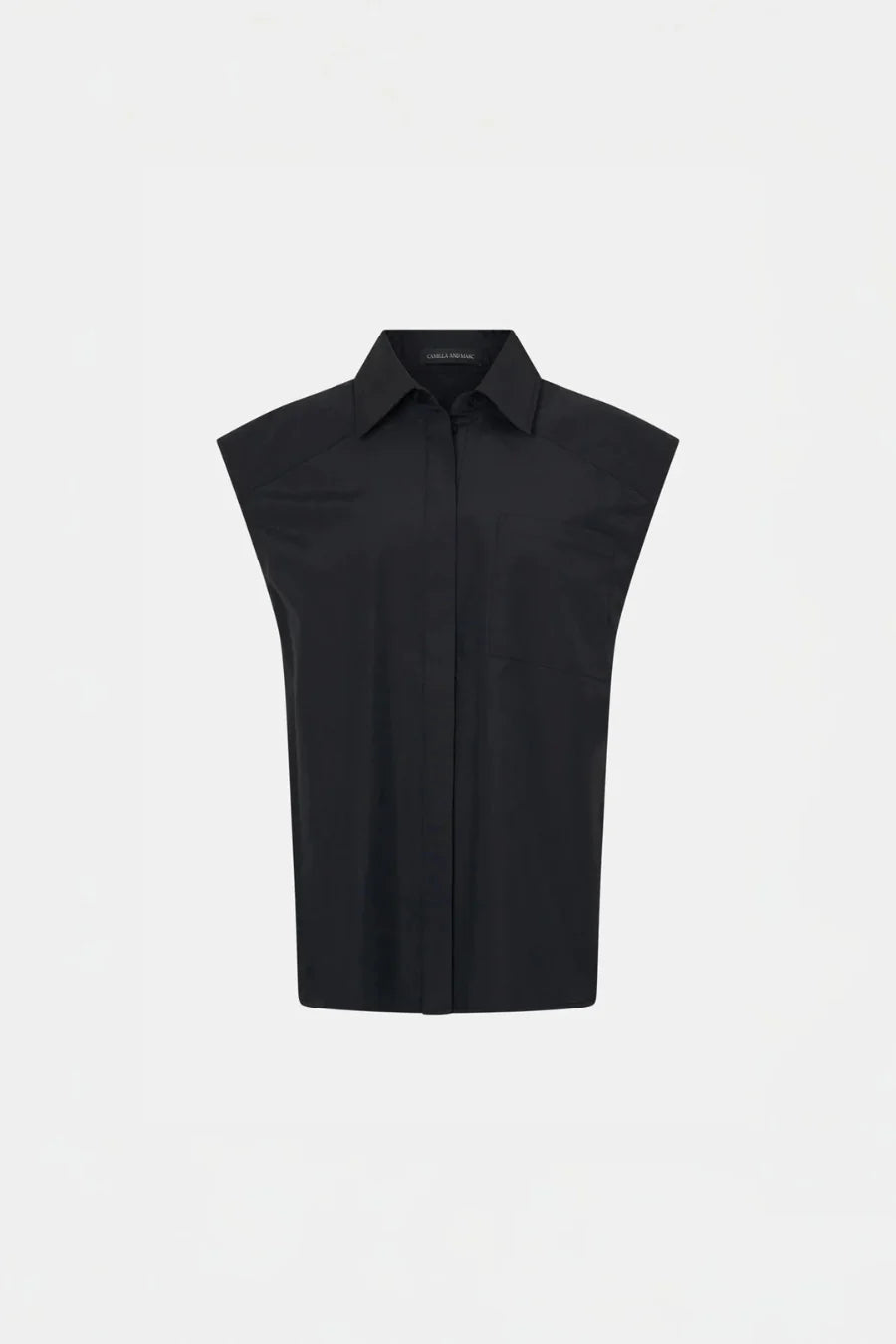 CAMILLA Milo Sleeveless Shirt | Black