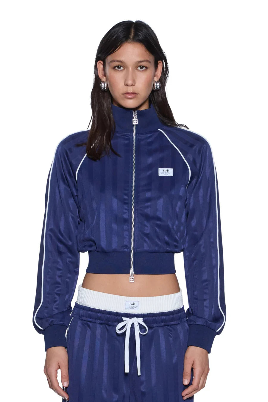 KSUBI Cropped Traktop | Navy