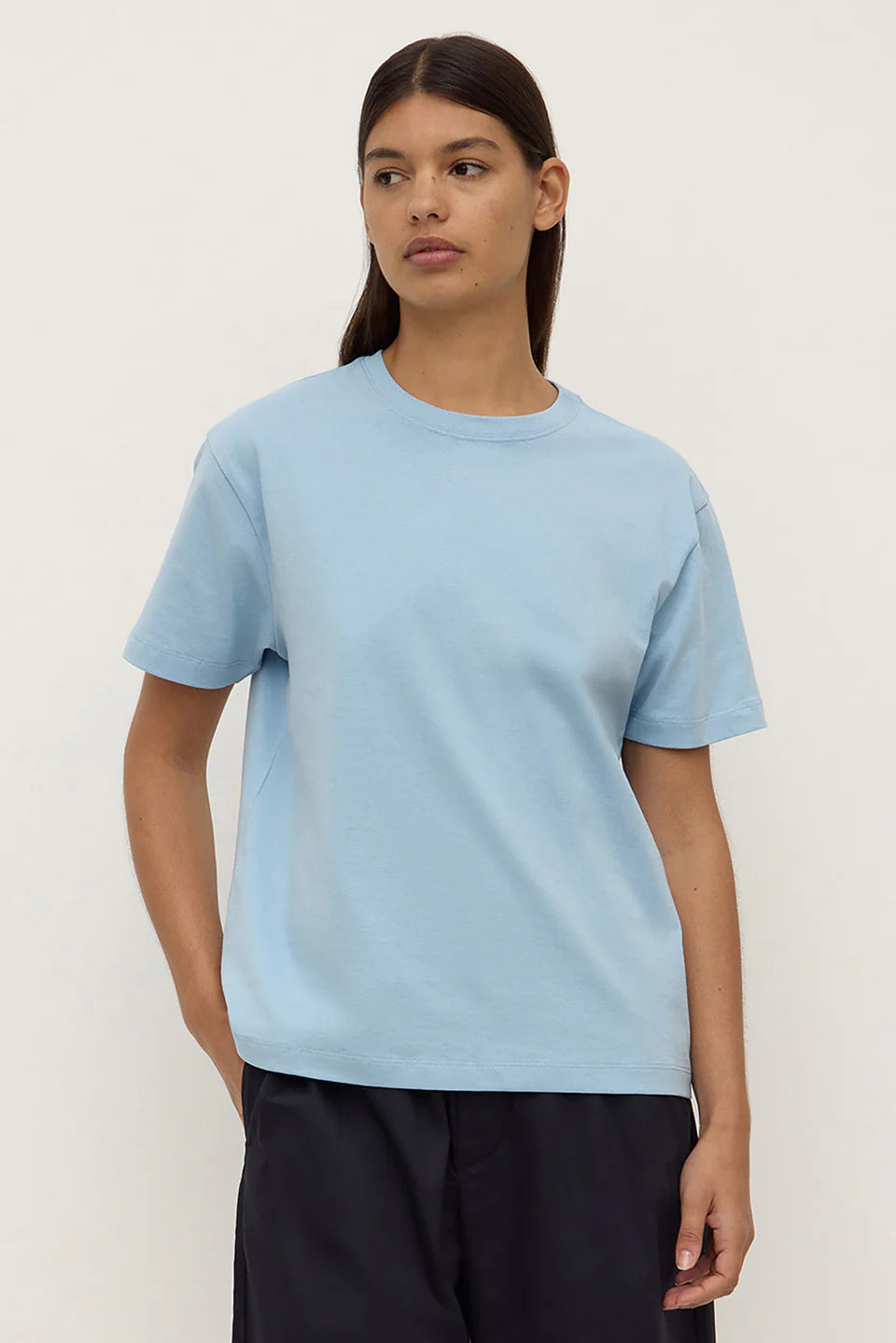 ASSEMBLY LABEL Organic Base Tee | Salt