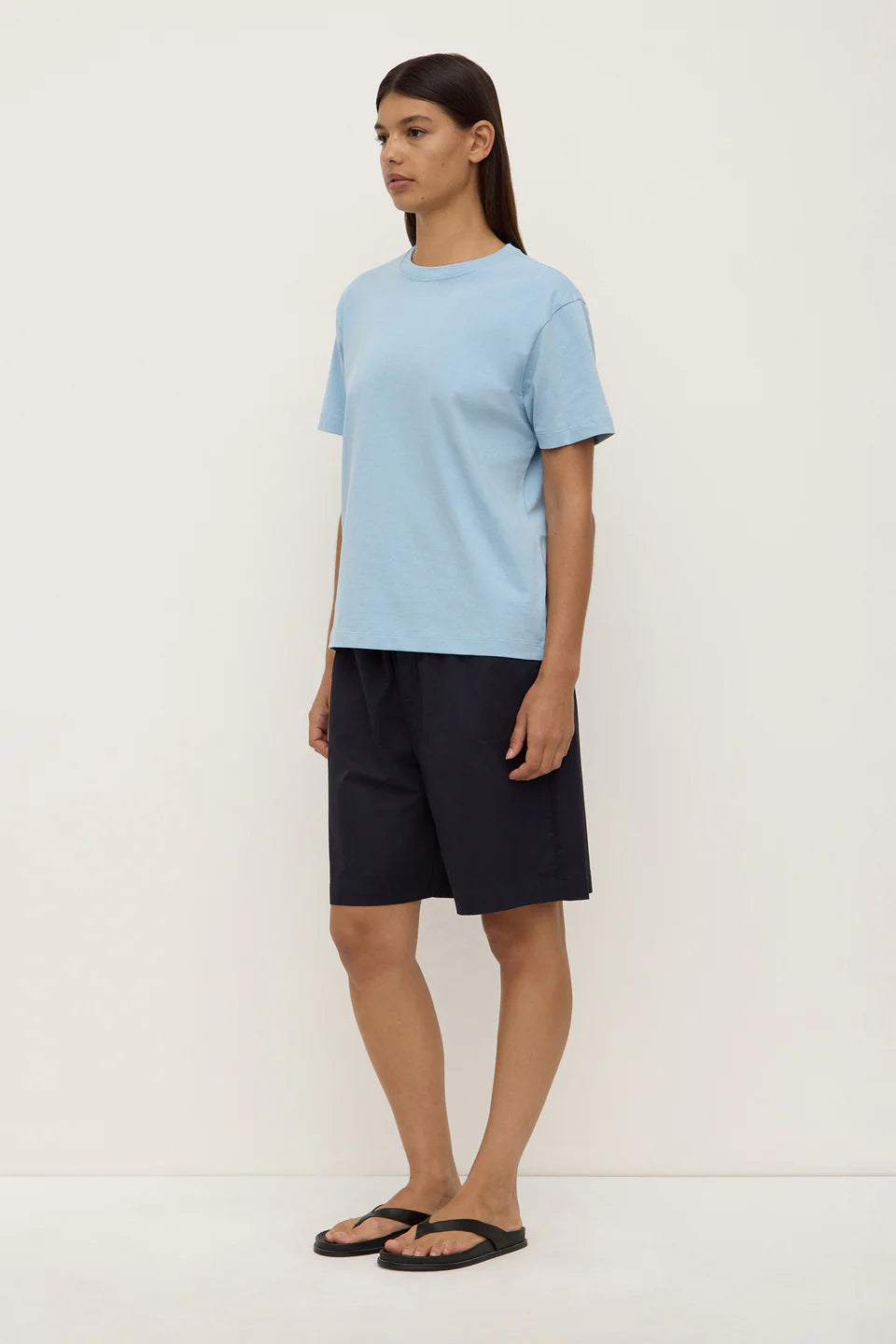 ASSEMBLY LABEL Organic Base Tee | Salt