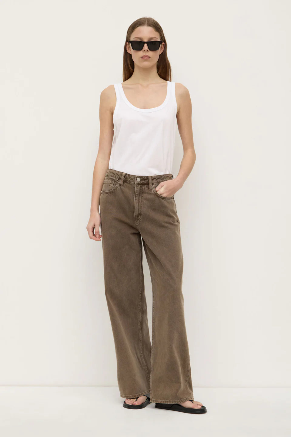 ASSEMBLY LABEL Boyfriend Jean | Ganache
