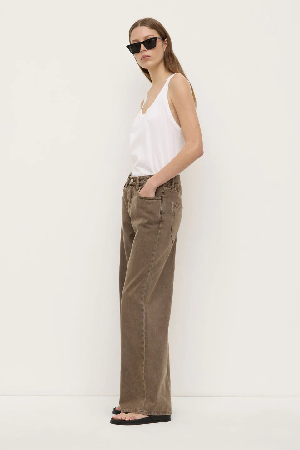 ASSEMBLY LABEL Boyfriend Jean | Ganache