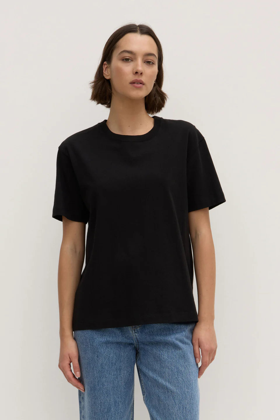 ASSEMBLY LABEL Organic Base tee | Black