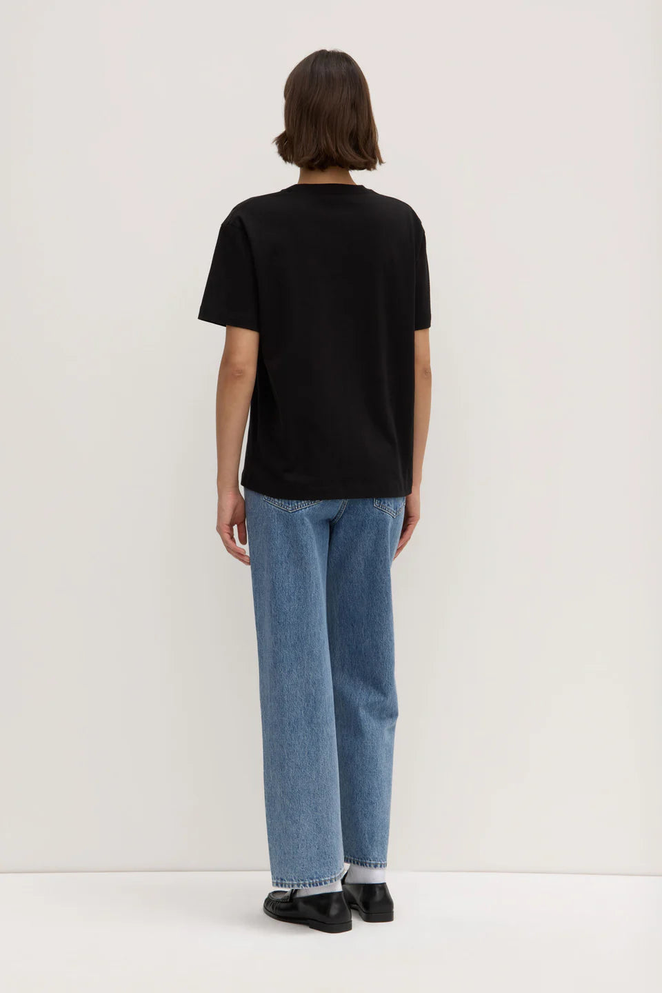 ASSEMBLY LABEL Organic Base tee | Black