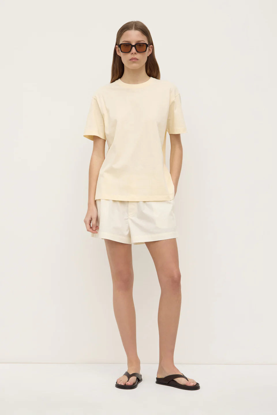 ASSEMBLY LABEL Organic Base Tee | Butter