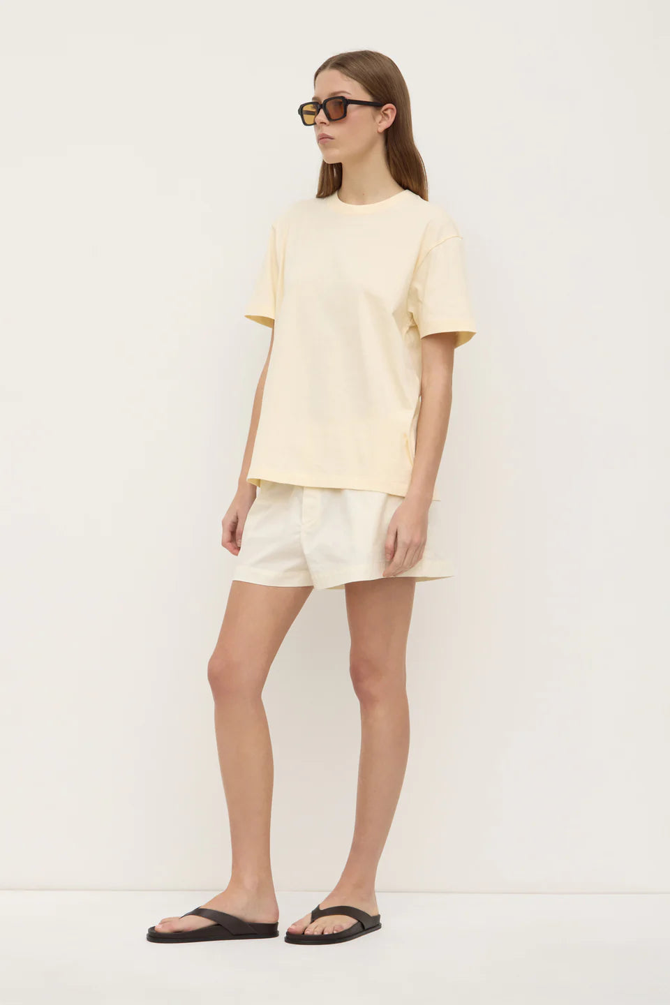 ASSEMBLY LABEL Organic Base Tee | Butter