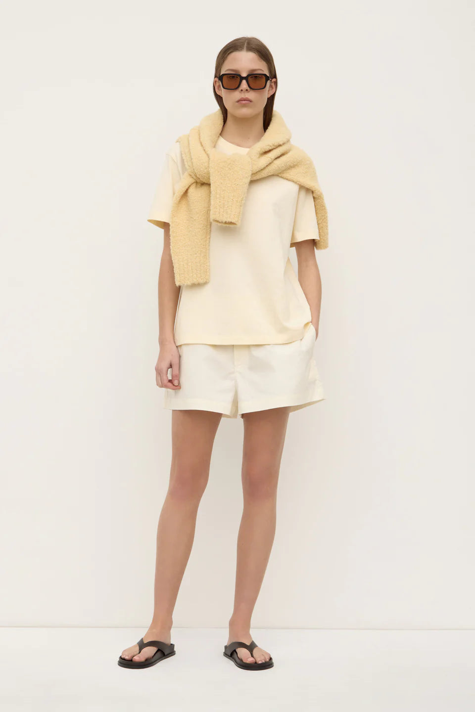 ASSEMBLY LABEL Organic Base Tee | Butter
