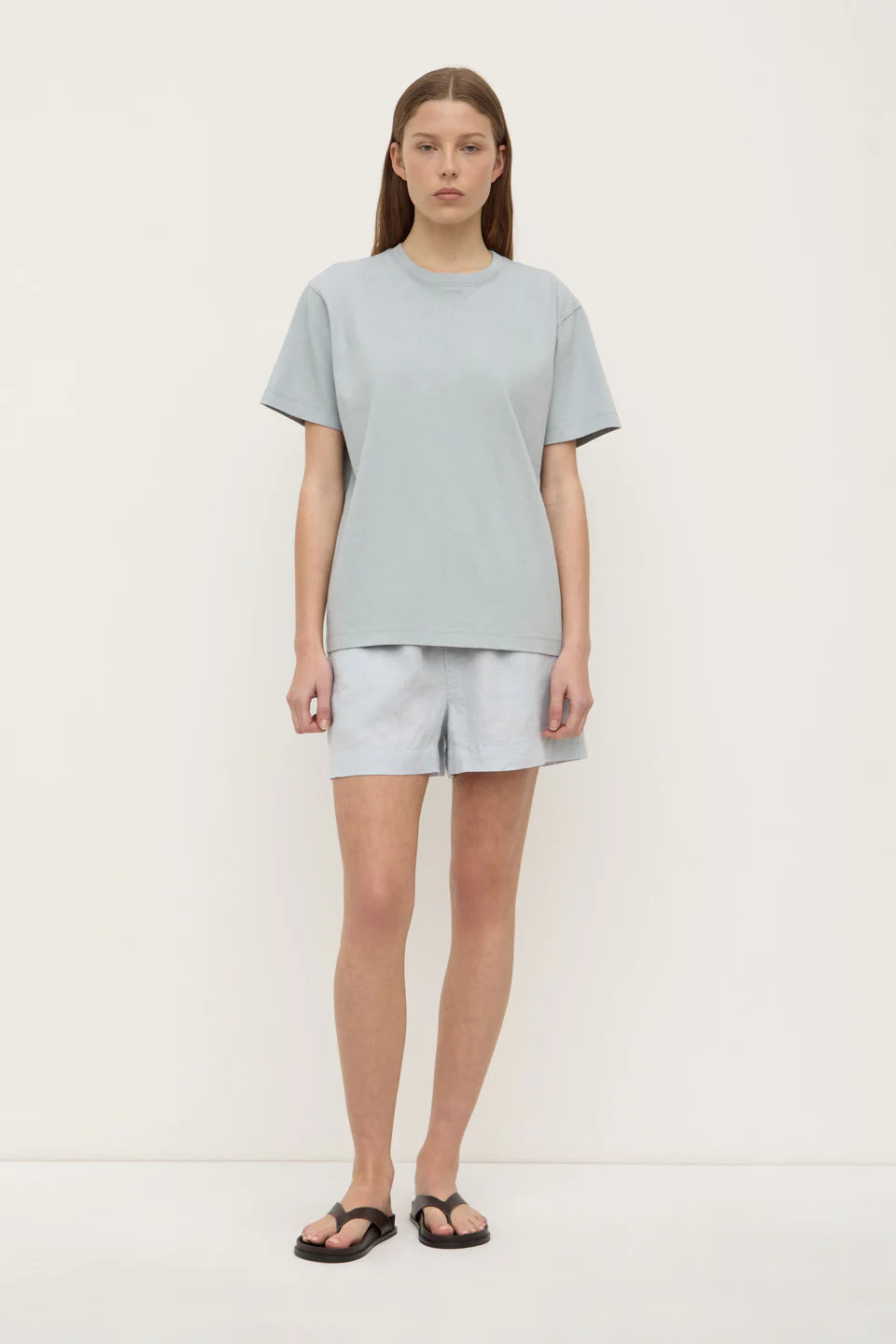 ASSEMBLY LABEL Organic Base Tee | Cloud