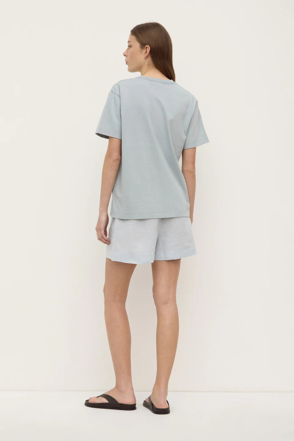ASSEMBLY LABEL Organic Base Tee | Cloud