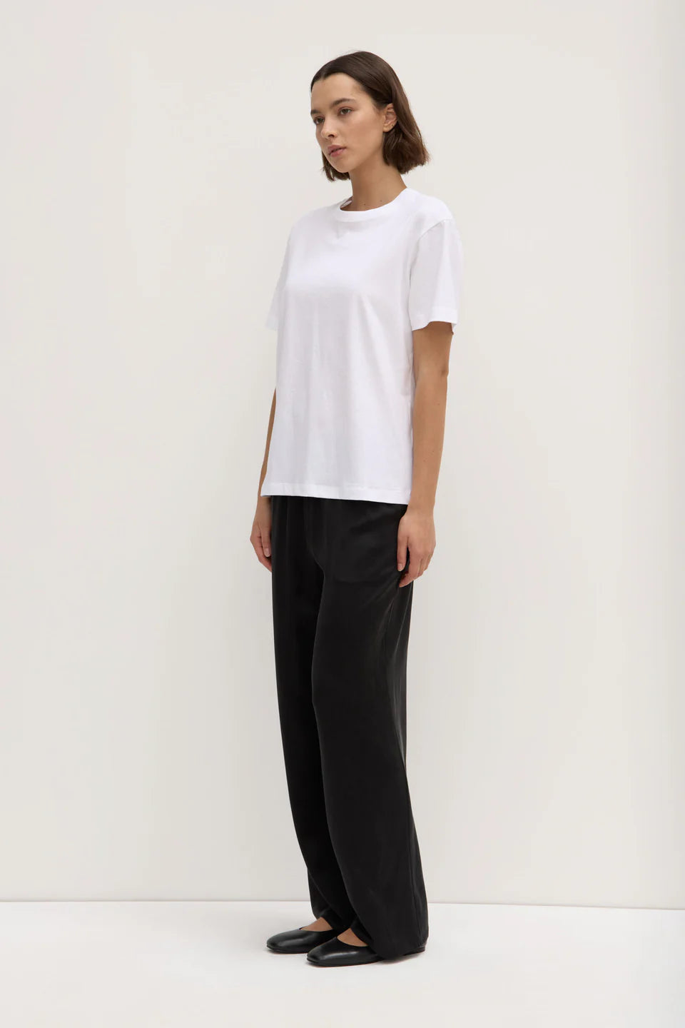 ASSEMBLY LABEL Organic Base Tee | White
