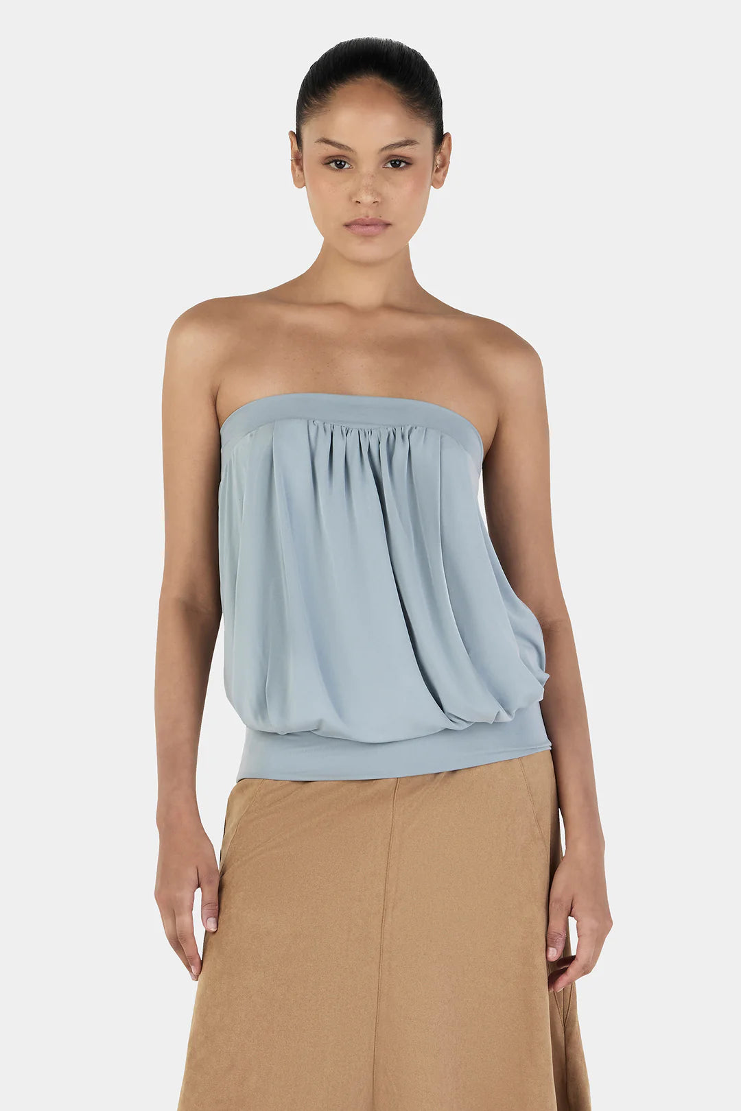 OWNLEY Zoe Top | Ice Blue