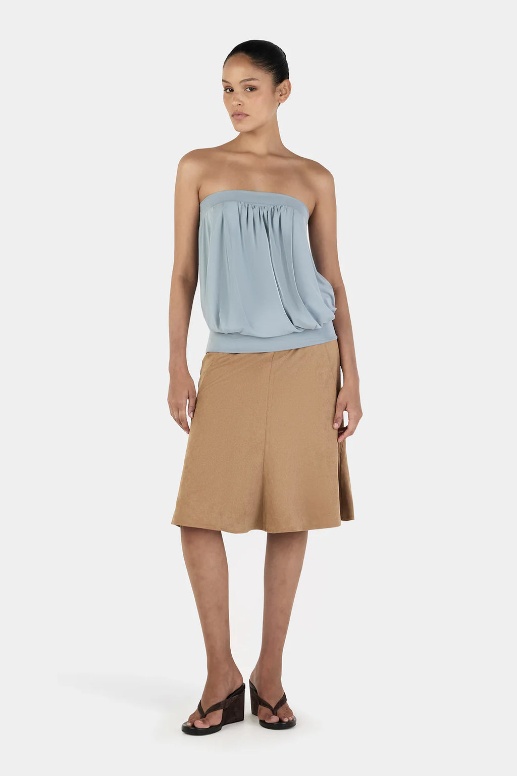OWNLEY Zoe Top | Ice Blue