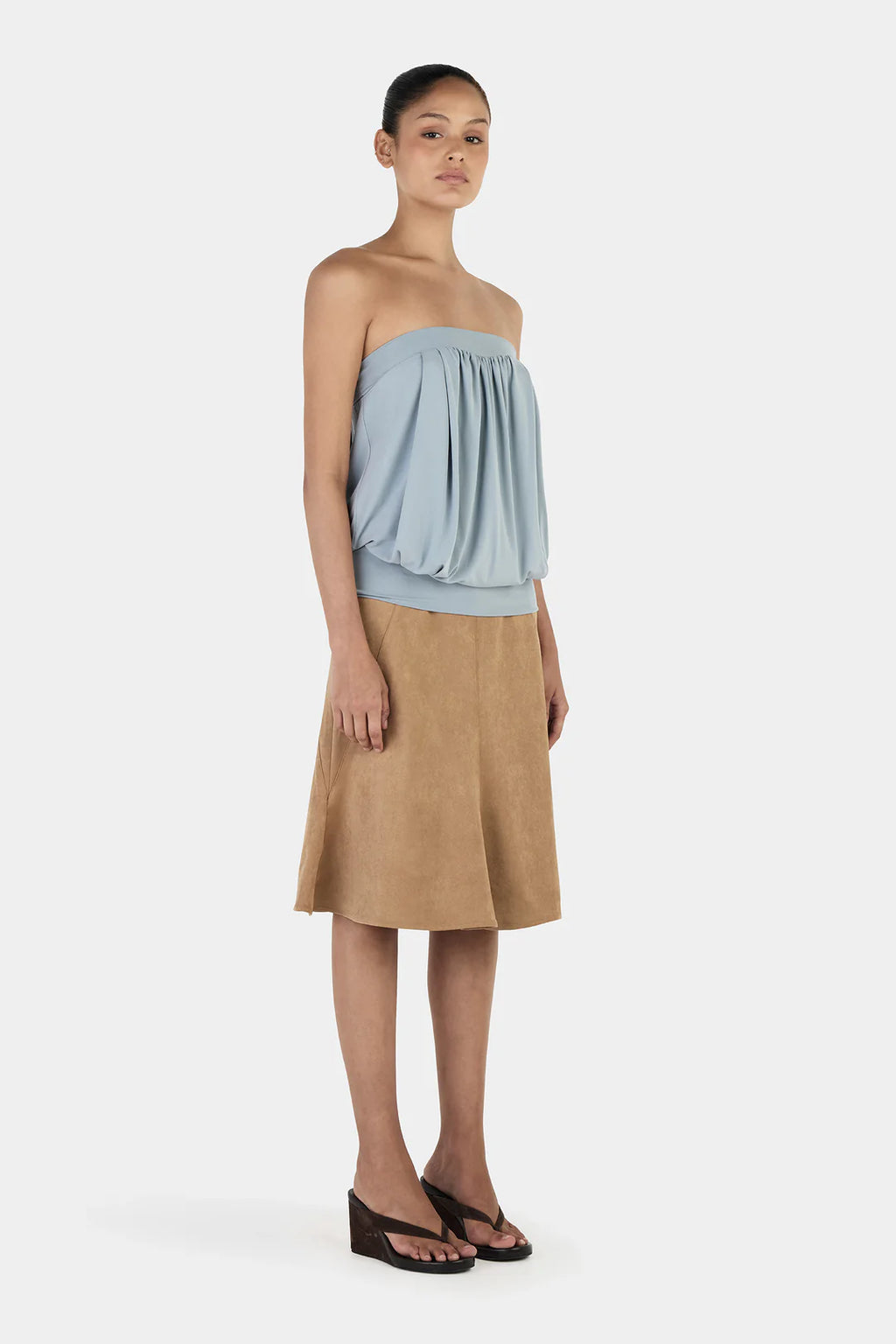 OWNLEY Zoe Top | Ice Blue