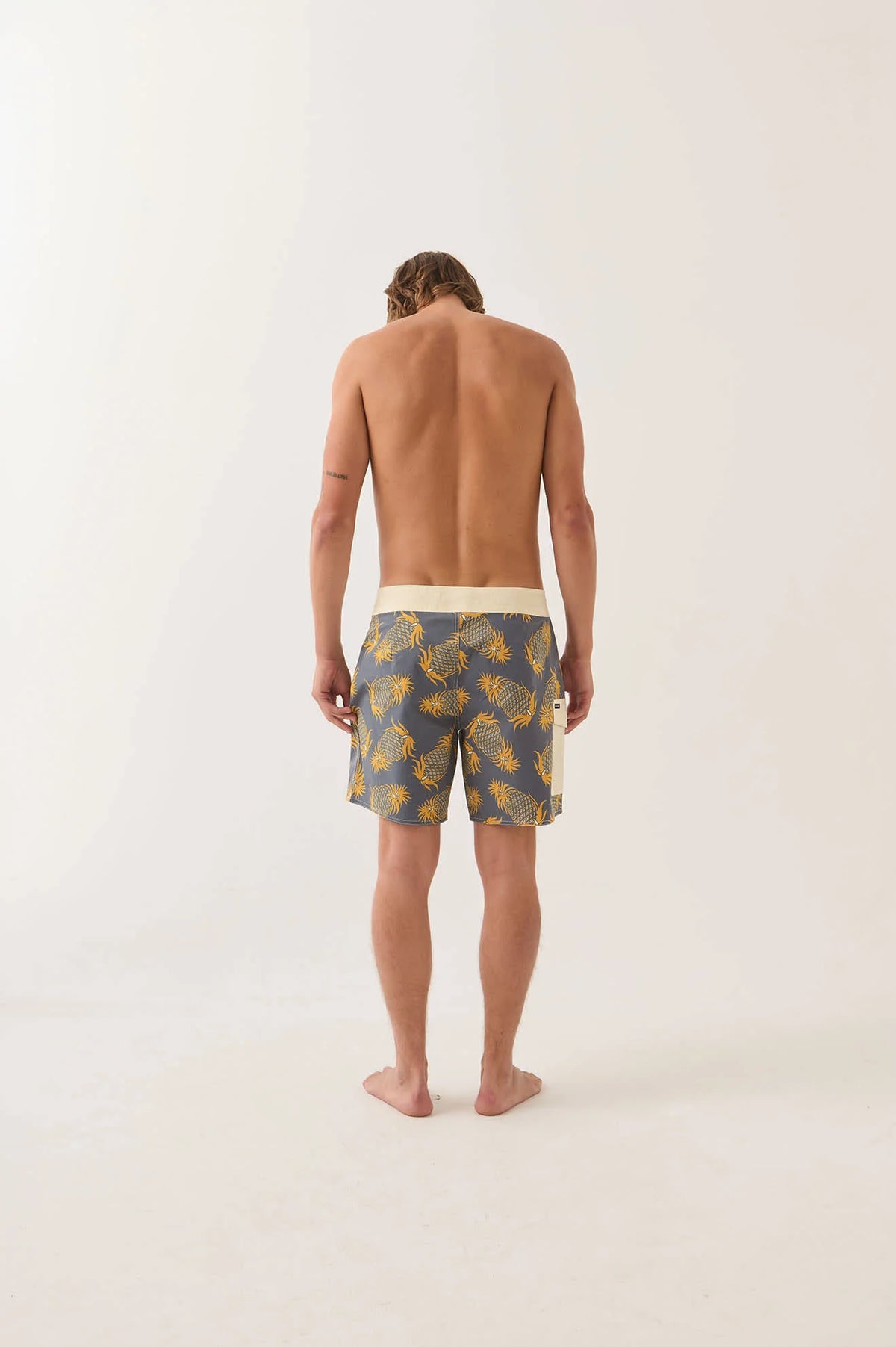 BRIXTON Classic Trunk 17 | Future Grey/Golden Pineapple