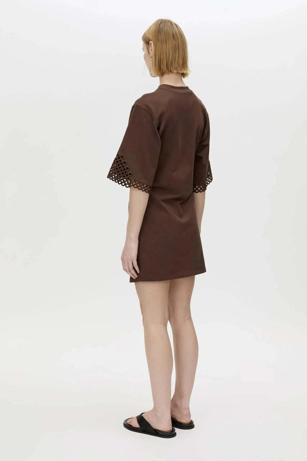 CAMILLA AND MARC Lolani Mini Tee Dress | Chocolate