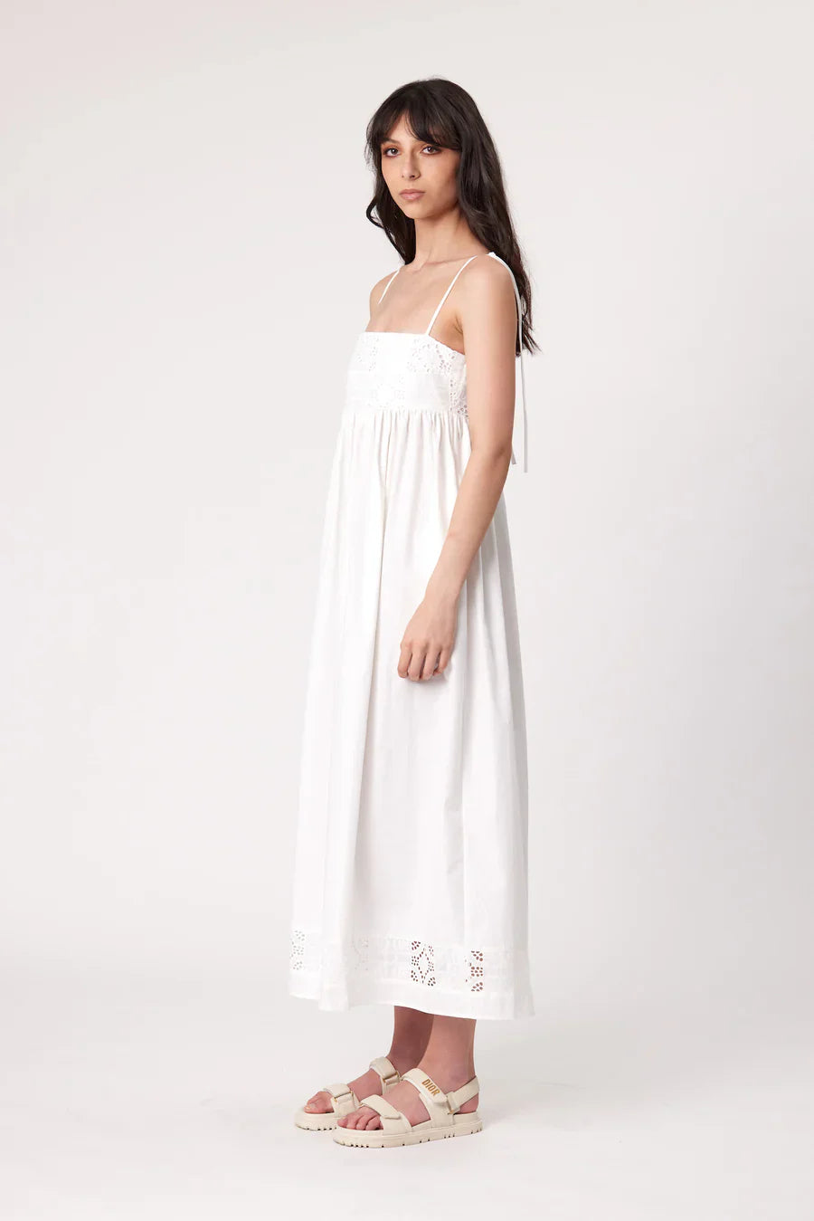 REMAIN Celia Maxi Dress | Ivory