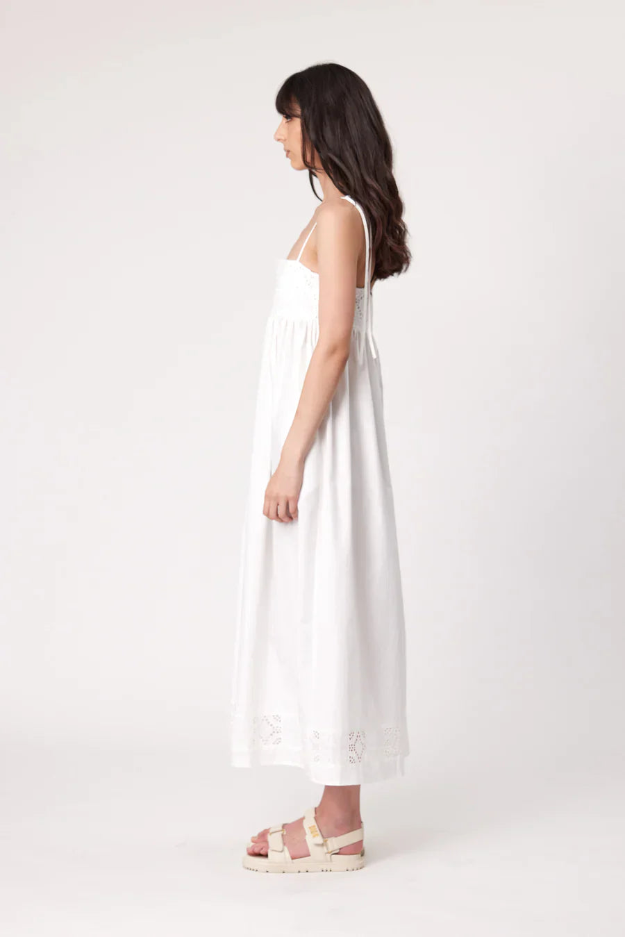 REMAIN Celia Maxi Dress | Ivory