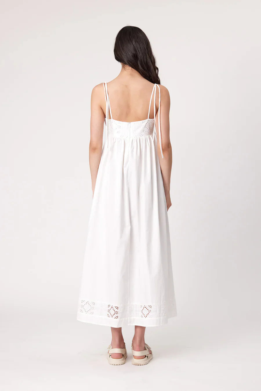 REMAIN Celia Maxi Dress | Ivory