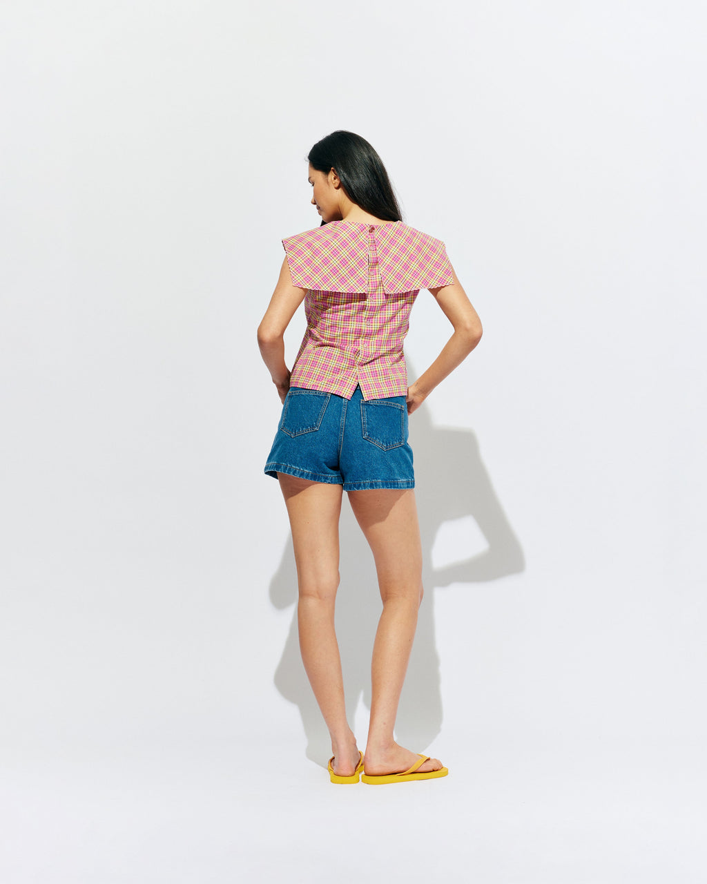 RUBY Clover Denim Short | Indigo