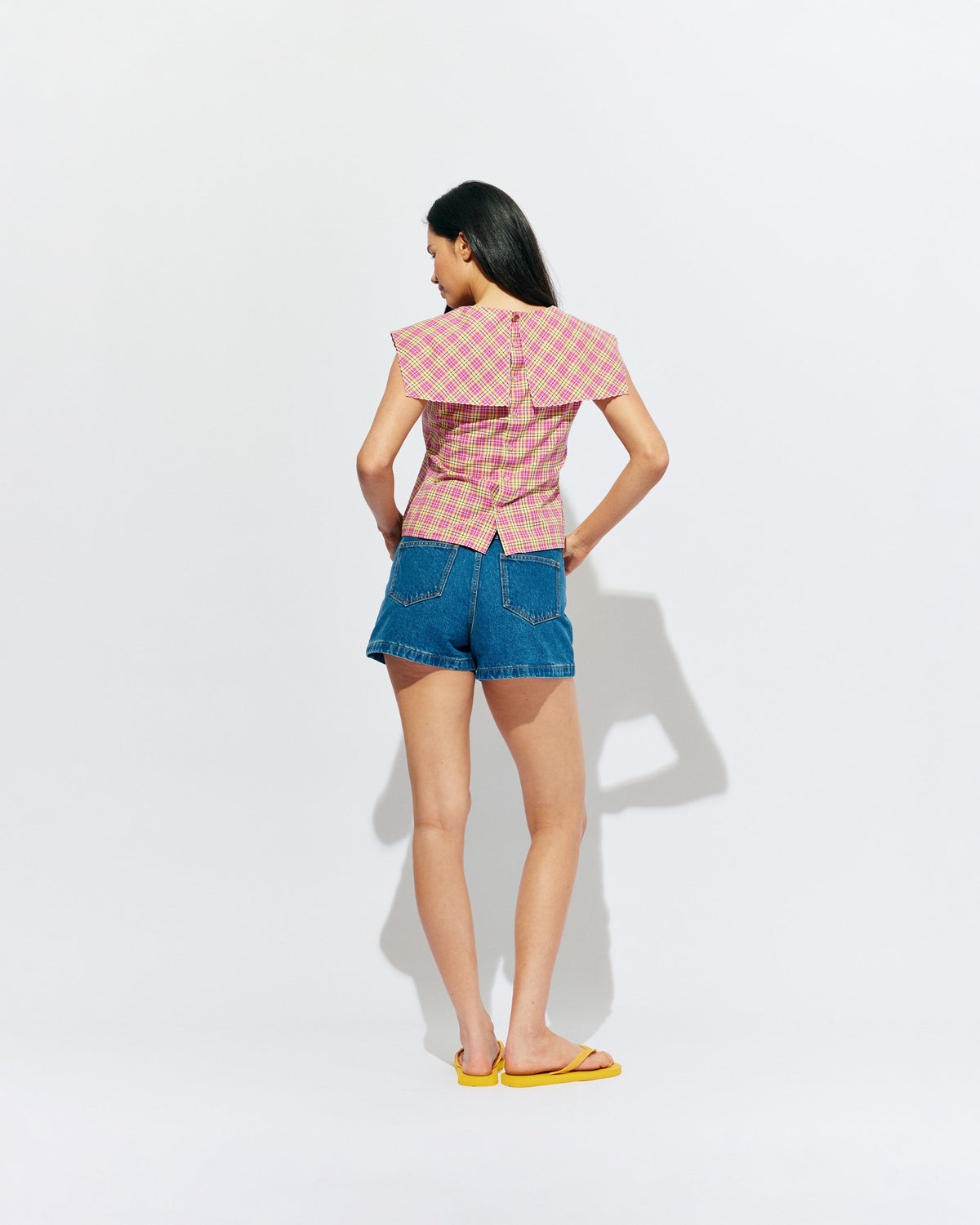 RUBY Clover Denim Short | Indigo