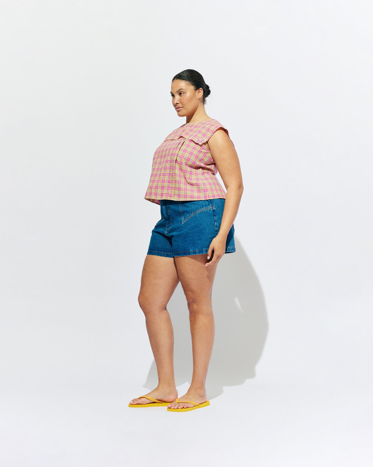 RUBY Clover Denim Short | Indigo
