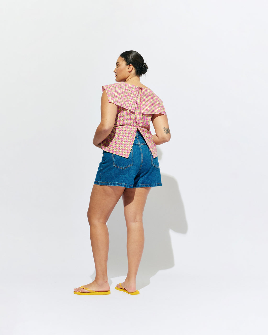 RUBY Clover Denim Short | Indigo