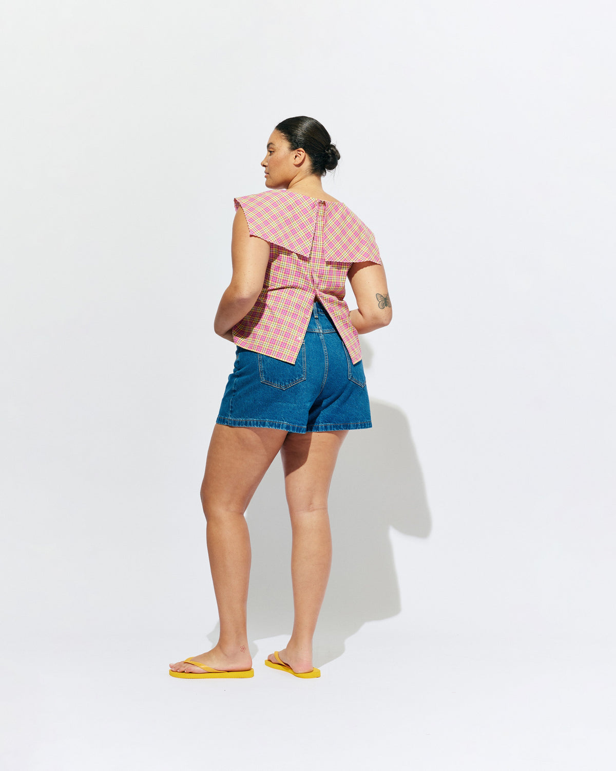 RUBY Clover Denim Short | Indigo