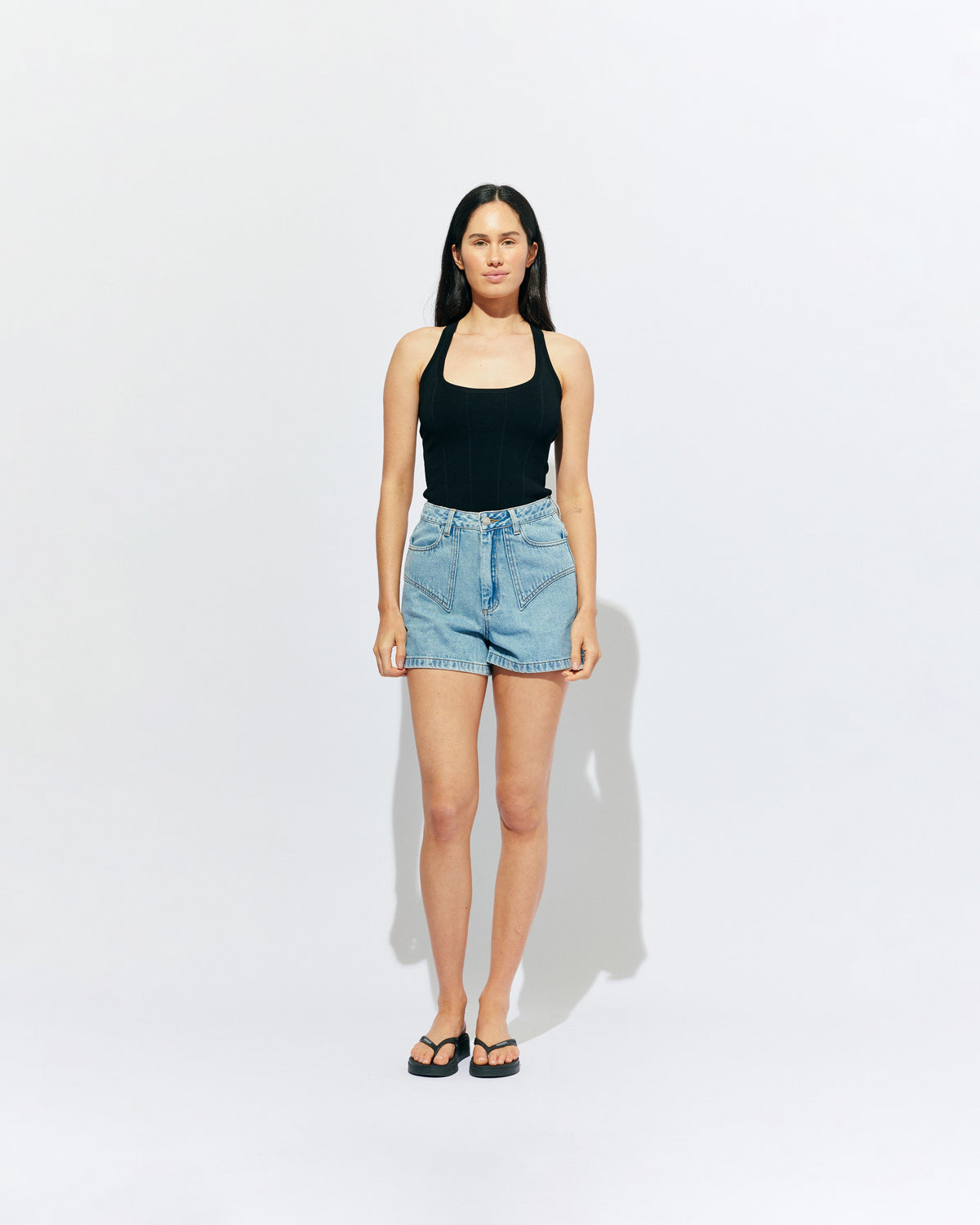 RUBY Clover Denim Short | Nineties