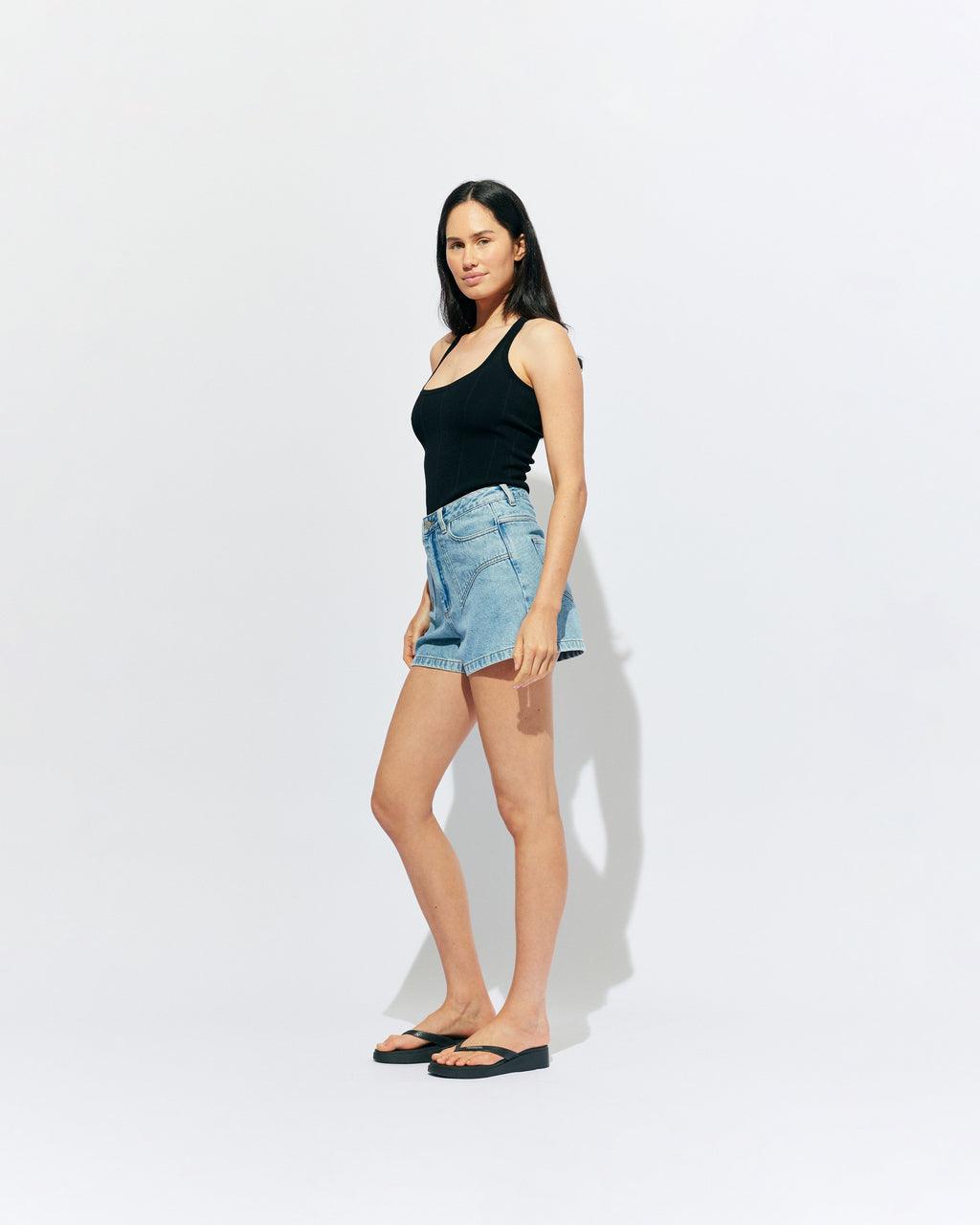 RUBY Clover Denim Short | Nineties