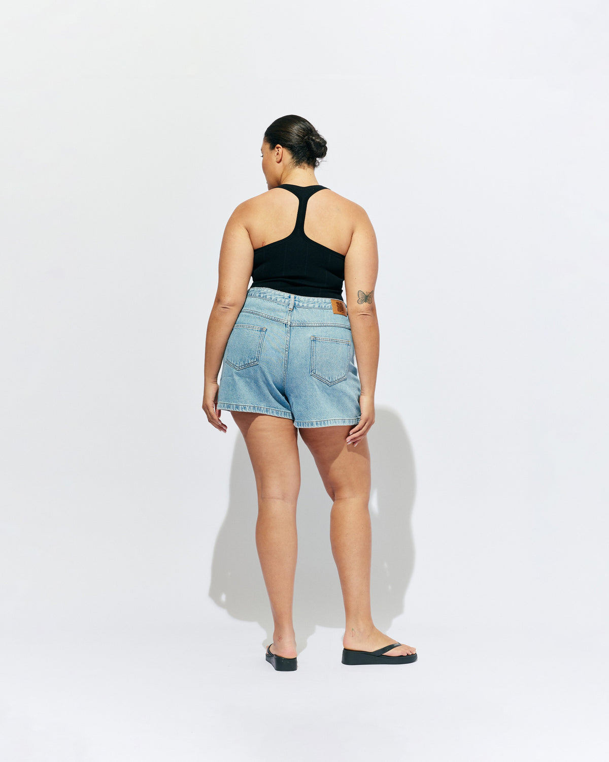 RUBY Clover Denim Short | Nineties