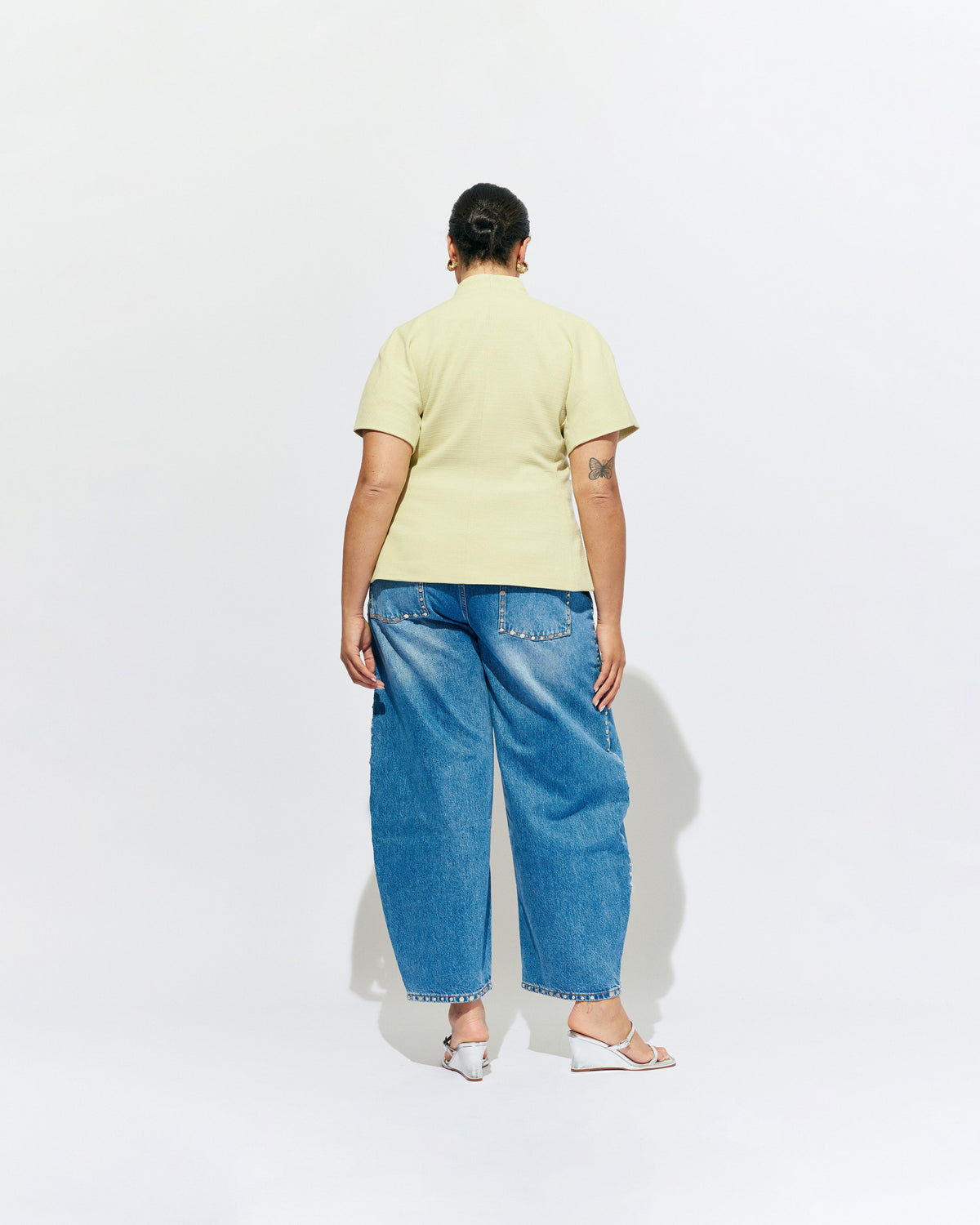RUBY Coco Short Sleeve Blazer | Pistachio