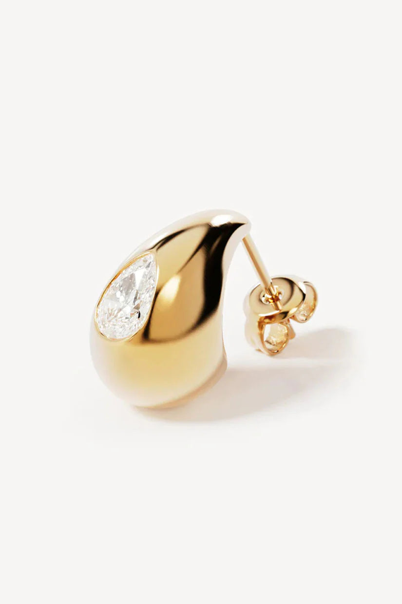 BY CHARLOTTE Dewdrop Small Earrings | Gold