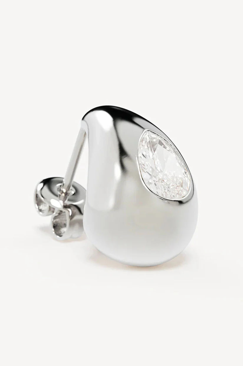 BY CHARLOTTE Dewdrop Small Earrings | Silver