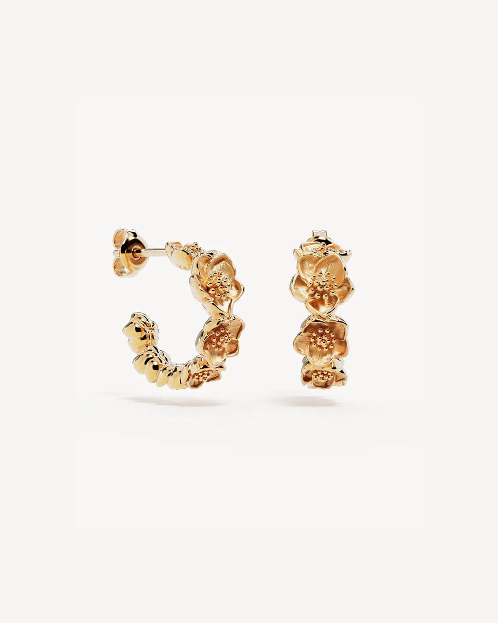 BY CHARLOTTE Bloom With Grace Hoops | Gold
