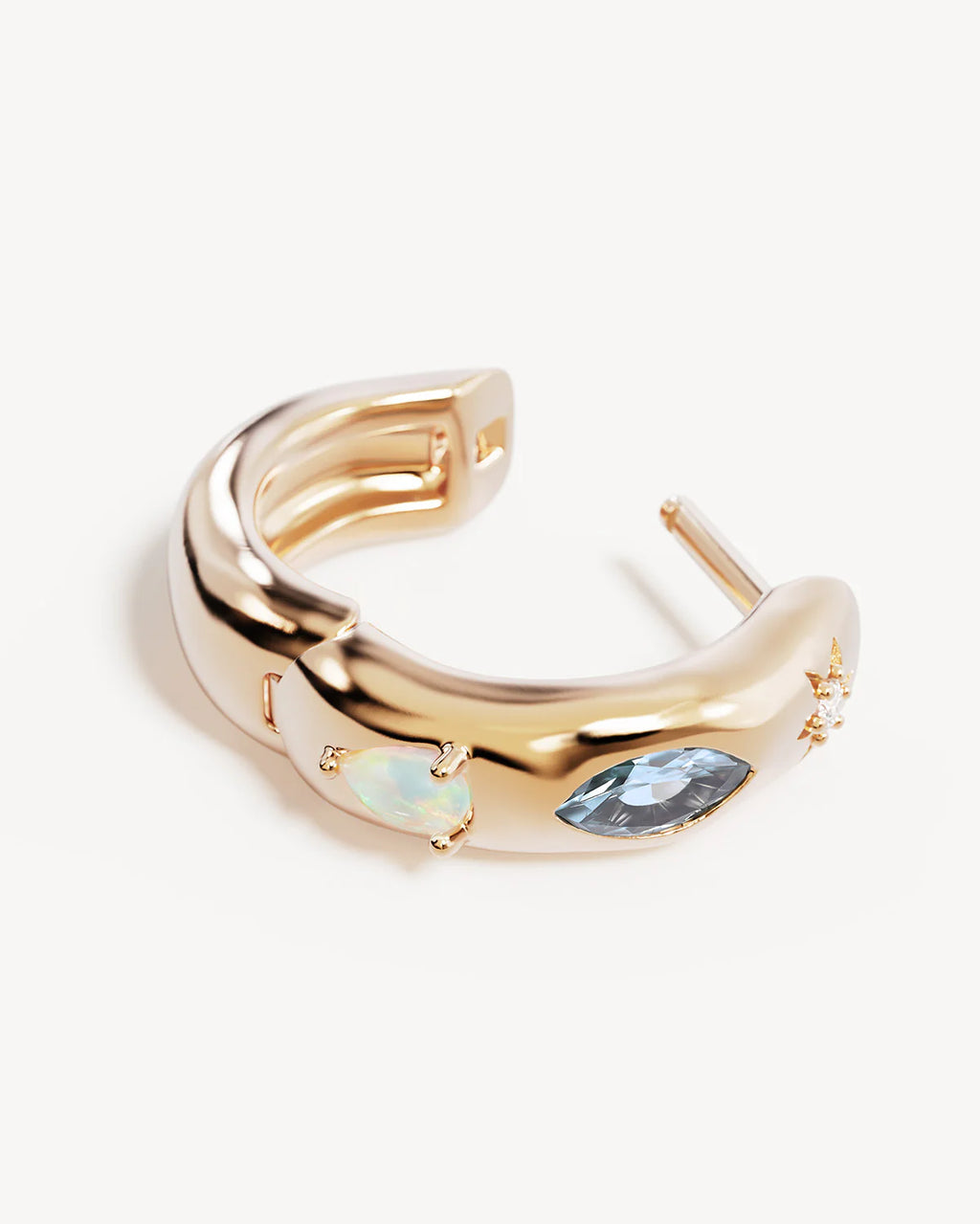 BY CHARLOTTE Hope and Protection Hoops | Gold