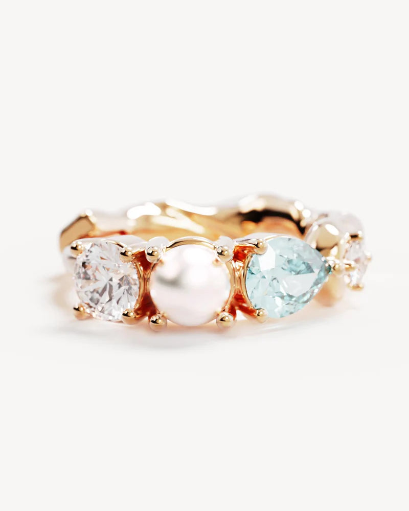BY CHARLOTTE Breathe In Stillness Hoops | 18K Gold Vermeil