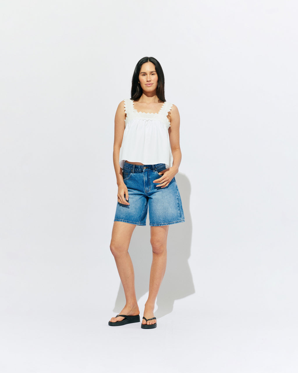 RUBY Elle Denim Short | Midtown Blue