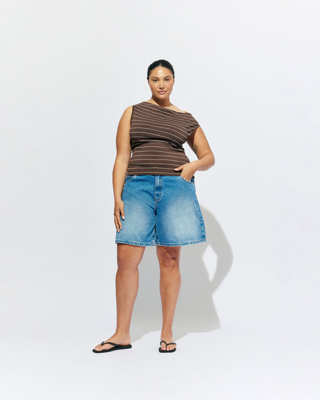 RUBY Elle Denim Short | Midtown Blue